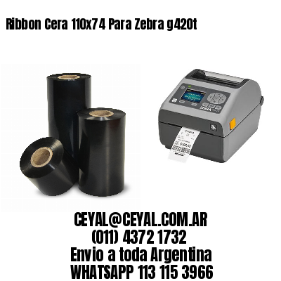 Ribbon Cera 110×74 Para Zebra g420t