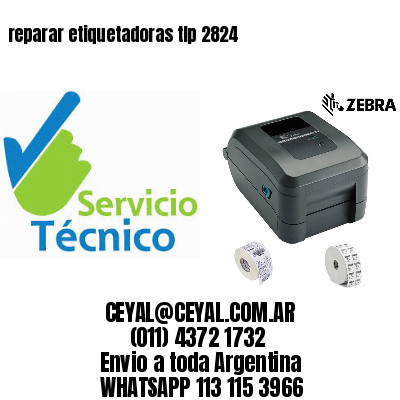 reparar etiquetadoras tlp 2824