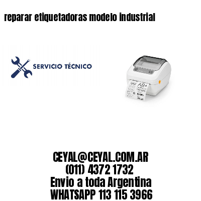 reparar etiquetadoras modelo industrial