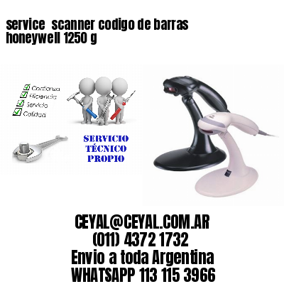 service  scanner codigo de barras honeywell 1250 g