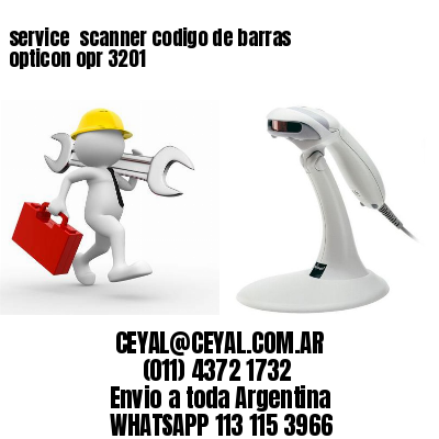 service  scanner codigo de barras opticon opr 3201