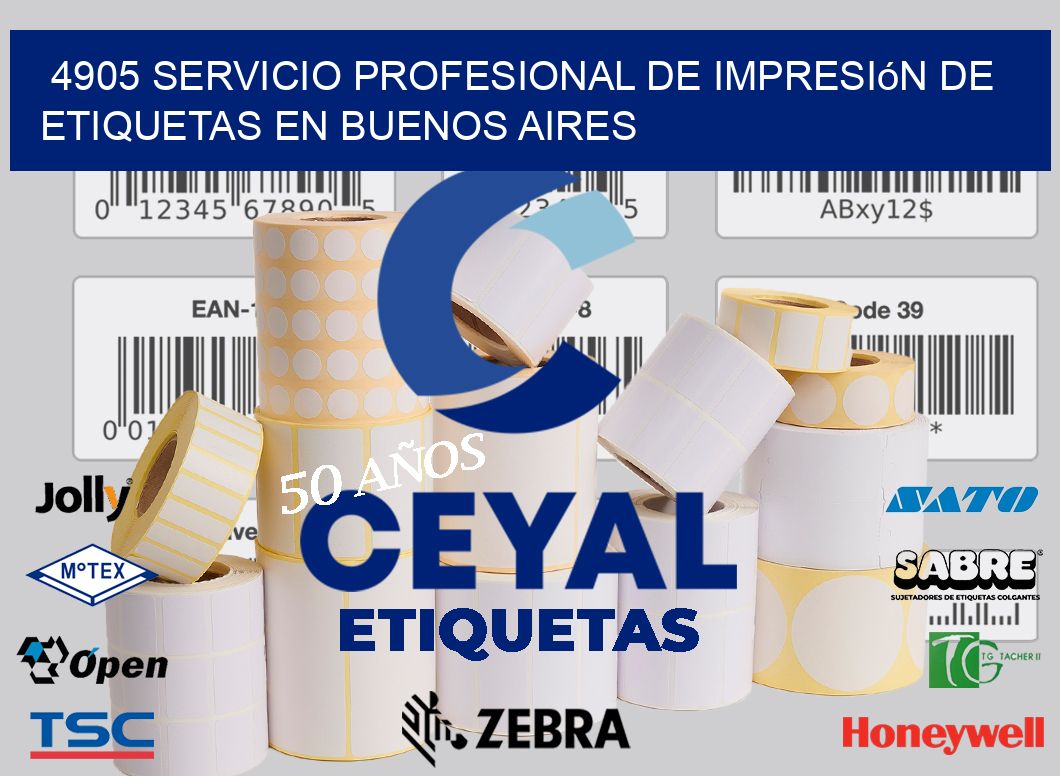 4905 Servicio Profesional de Impresión de Etiquetas en Buenos Aires