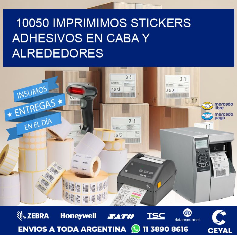 10050 IMPRIMIMOS STICKERS ADHESIVOS EN CABA Y ALREDEDORES