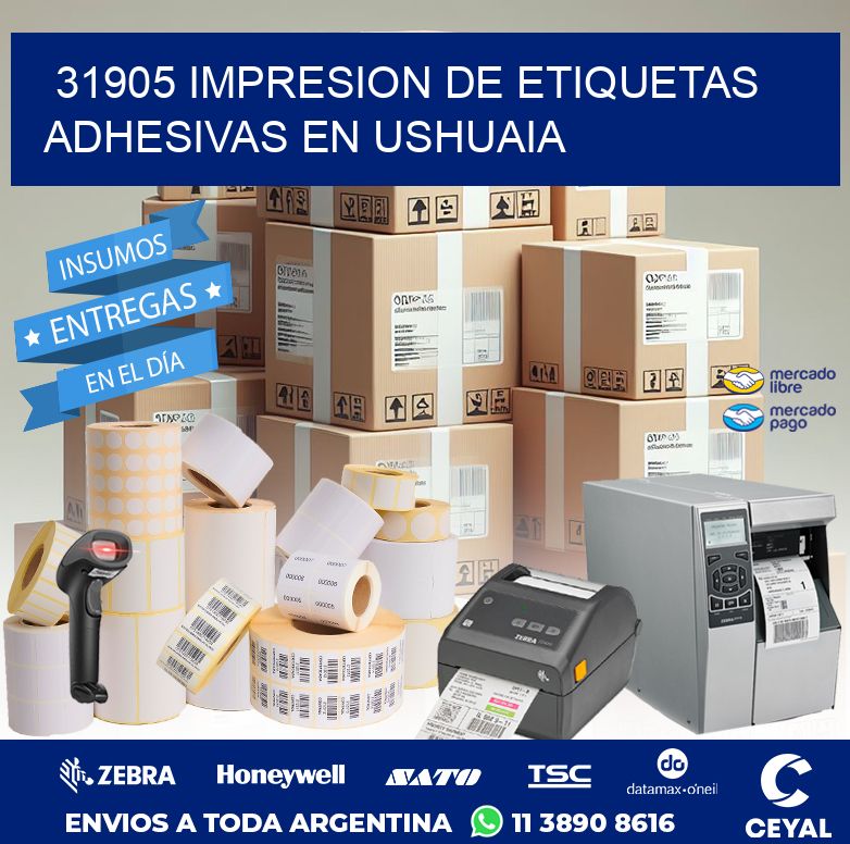 31905 IMPRESION DE ETIQUETAS ADHESIVAS EN USHUAIA