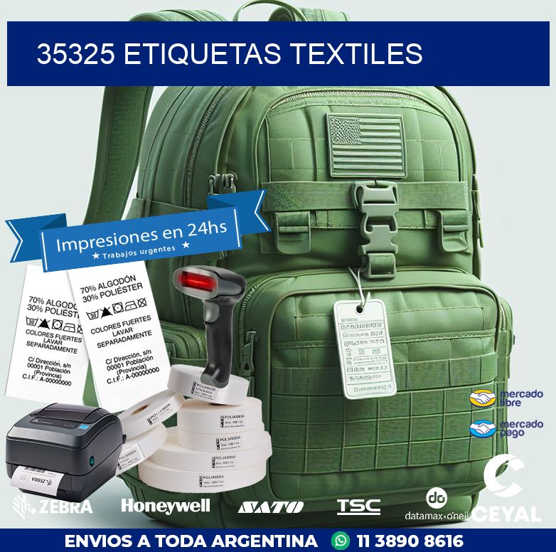35325 ETIQUETAS TEXTILES