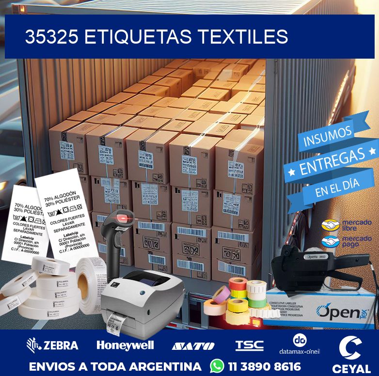 35325 ETIQUETAS TEXTILES