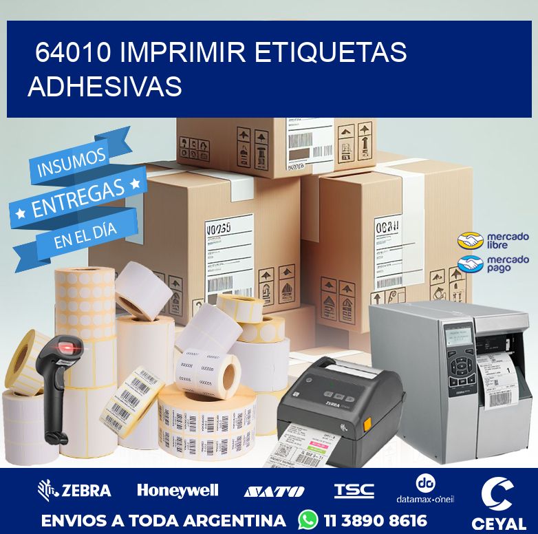 64010 IMPRIMIR ETIQUETAS ADHESIVAS