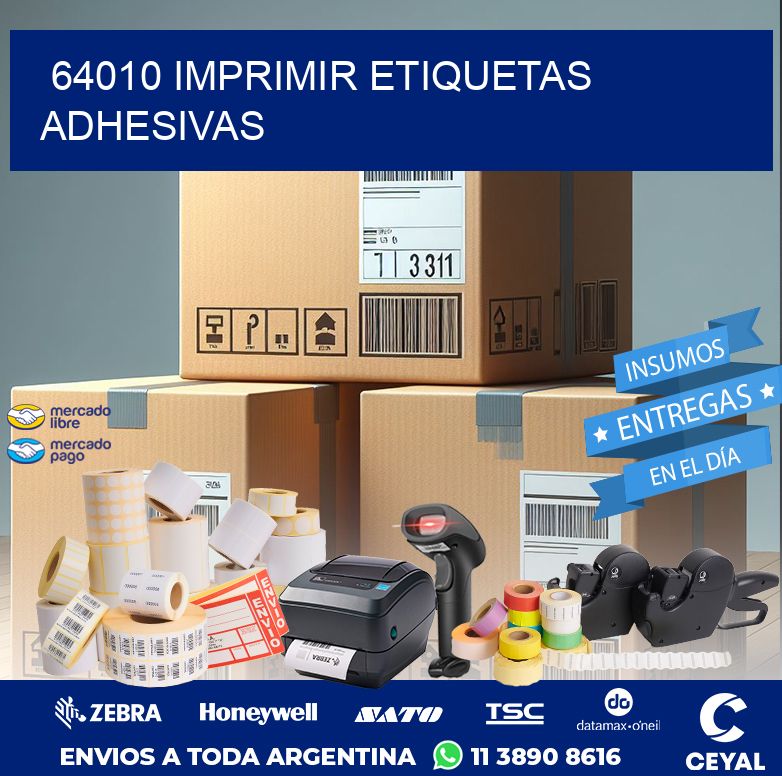 64010 IMPRIMIR ETIQUETAS ADHESIVAS