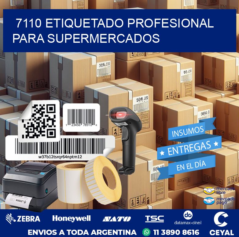 7110 ETIQUETADO PROFESIONAL PARA SUPERMERCADOS