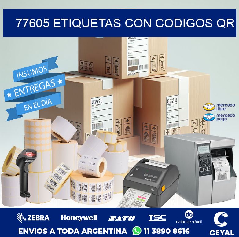 77605 ETIQUETAS CON CODIGOS QR