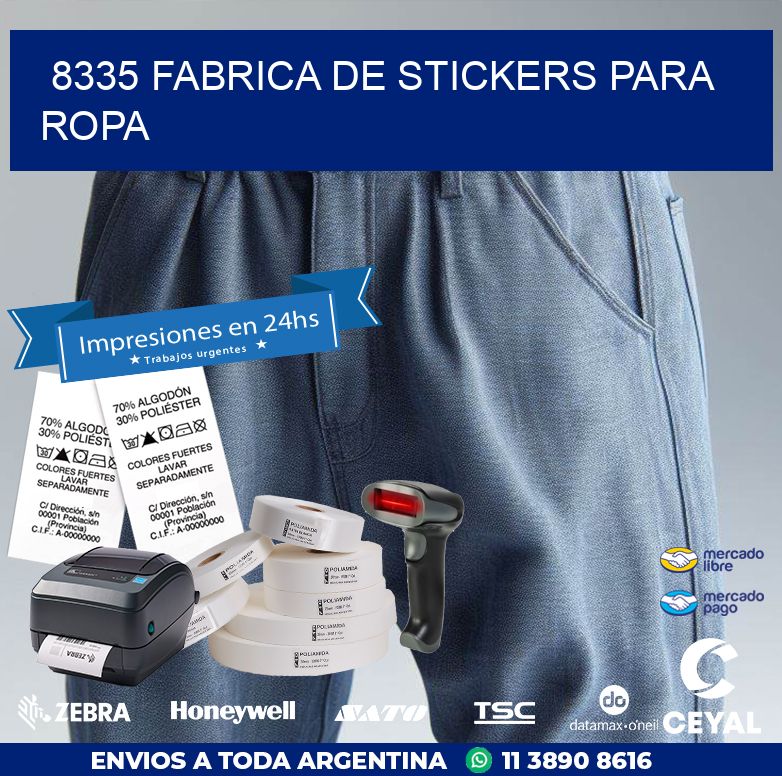 8335 FABRICA DE STICKERS PARA ROPA