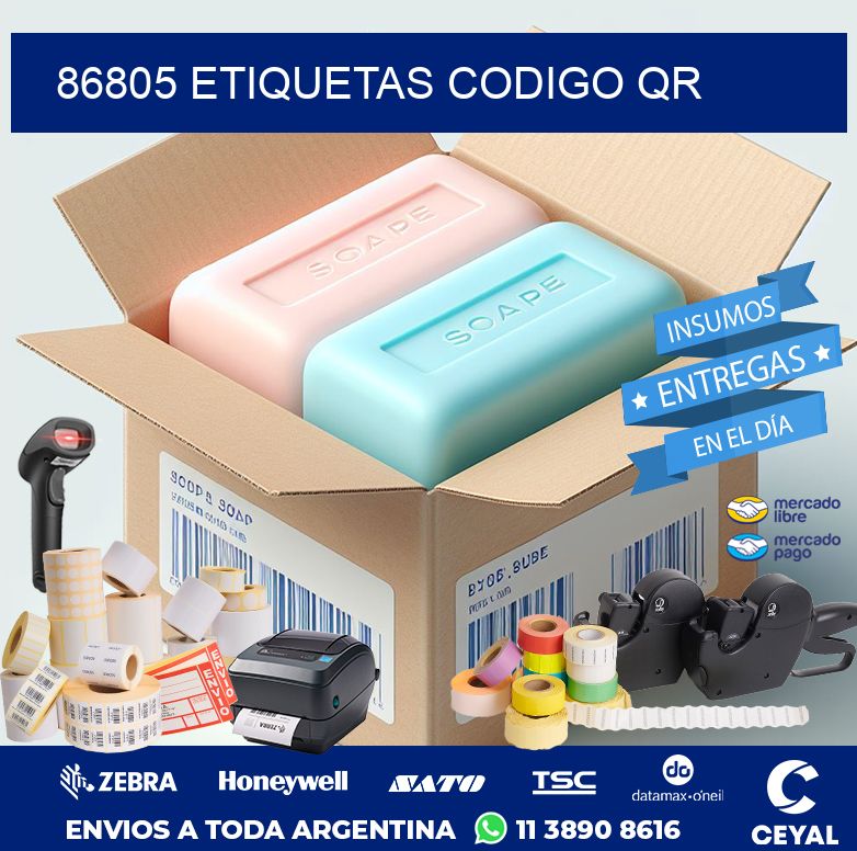86805 ETIQUETAS CODIGO QR