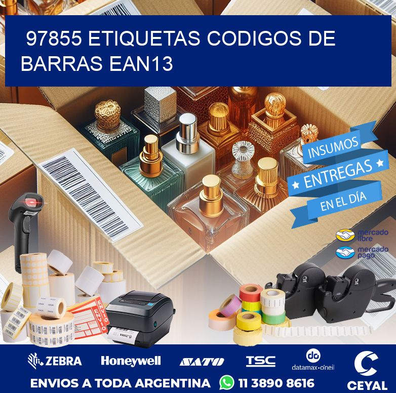 97855 ETIQUETAS CODIGOS DE BARRAS EAN13