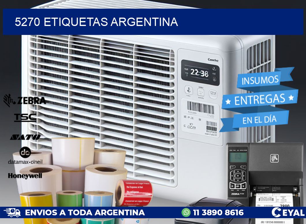 5270 ETIQUETAS ARGENTINA
