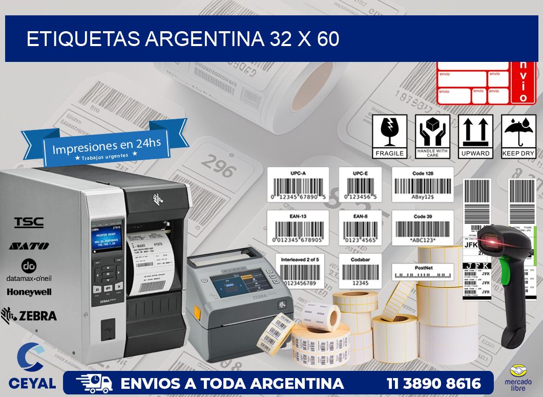 etiquetas argentina 32 x 60