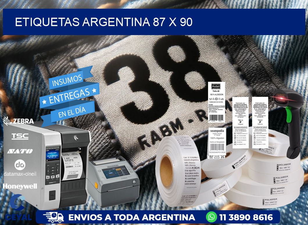 etiquetas argentina 87 x 90