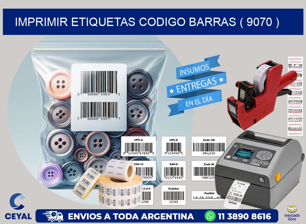 imprimir etiquetas codigo barras ( 9070 )