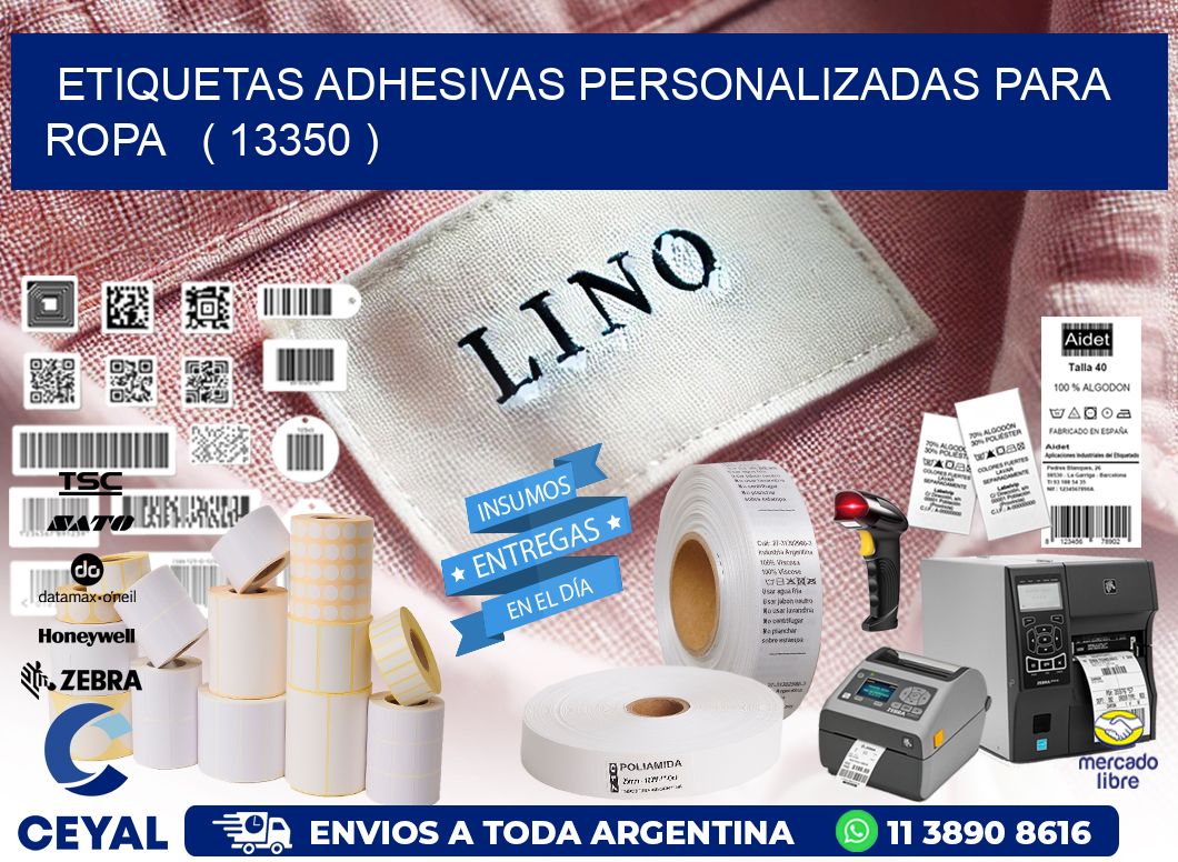 ETIQUETAS ADHESIVAS PERSONALIZADAS PARA ROPA   ( 13350 )