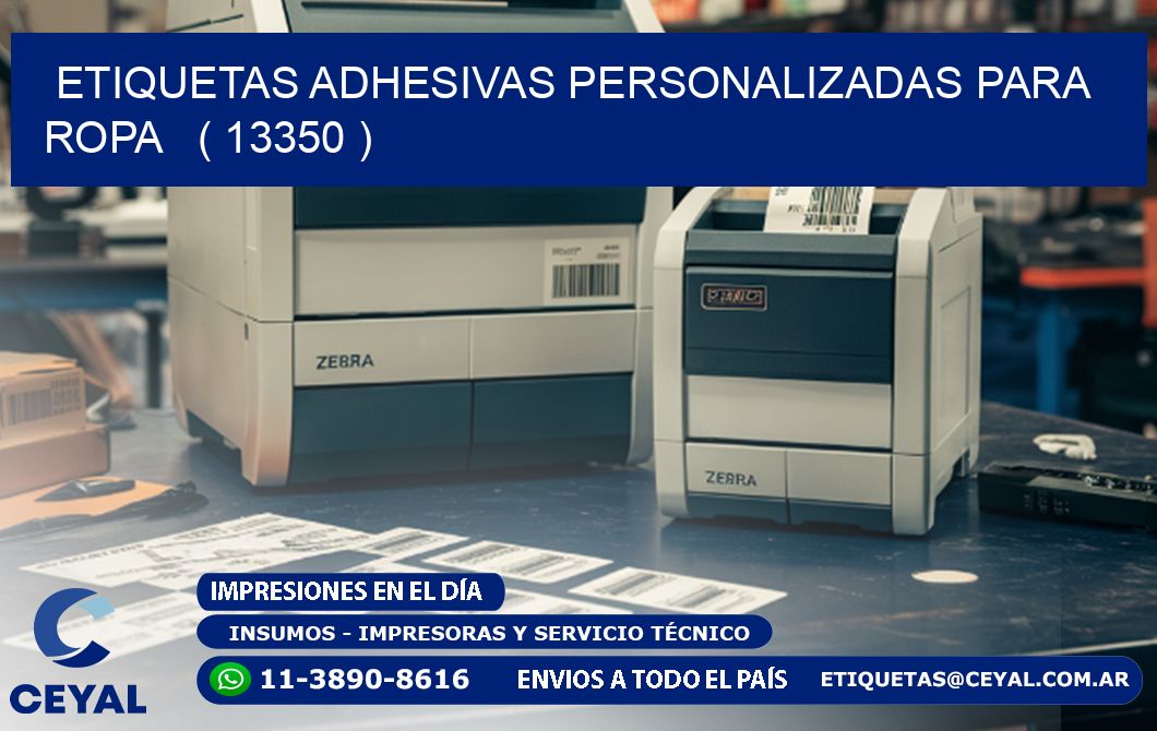 ETIQUETAS ADHESIVAS PERSONALIZADAS PARA ROPA   ( 13350 )