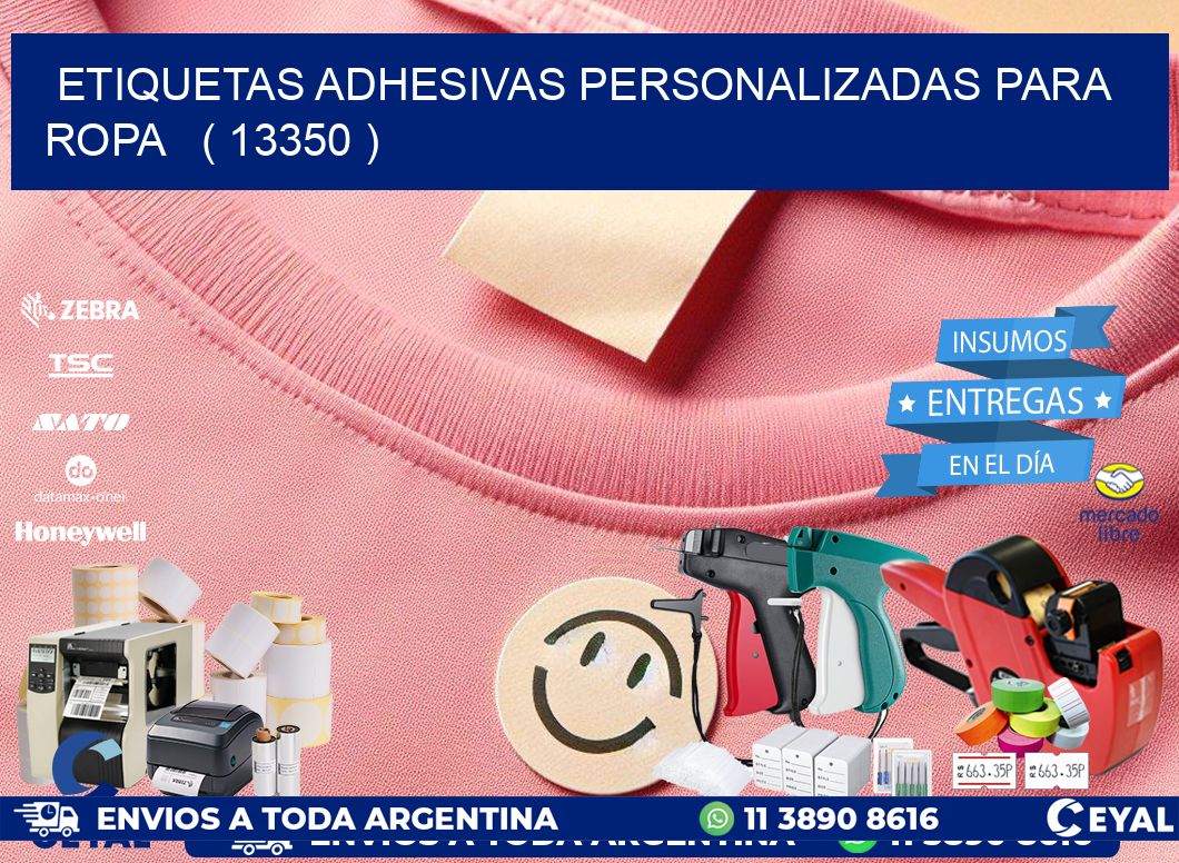 ETIQUETAS ADHESIVAS PERSONALIZADAS PARA ROPA   ( 13350 )