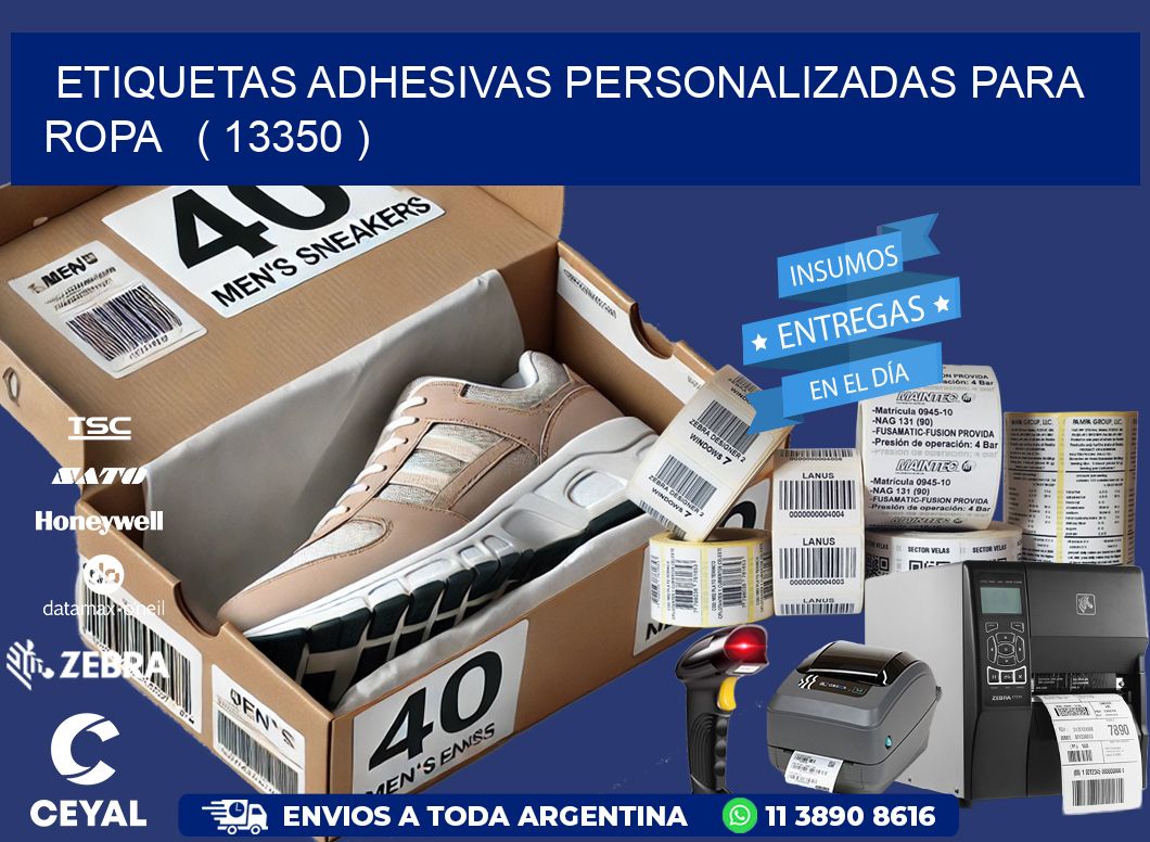 ETIQUETAS ADHESIVAS PERSONALIZADAS PARA ROPA   ( 13350 )