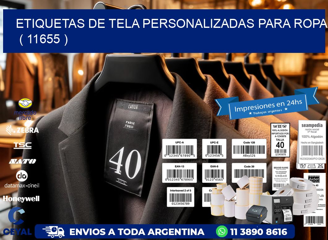 ETIQUETAS DE TELA PERSONALIZADAS PARA ROPA   ( 11655 )