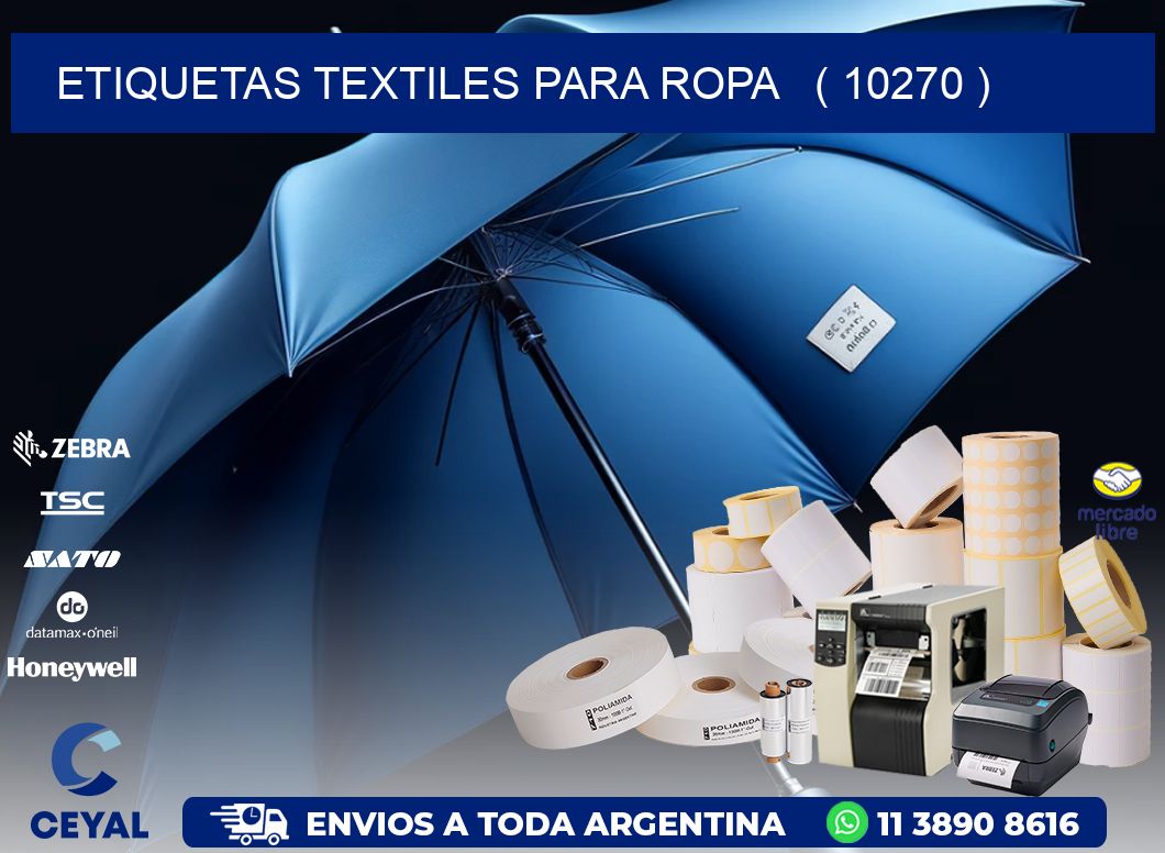 ETIQUETAS TEXTILES PARA ROPA   ( 10270 )