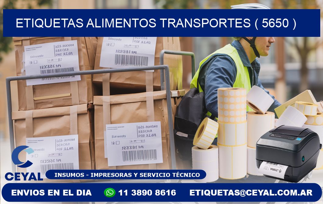 etiquetas alimentos transportes ( 5650 )